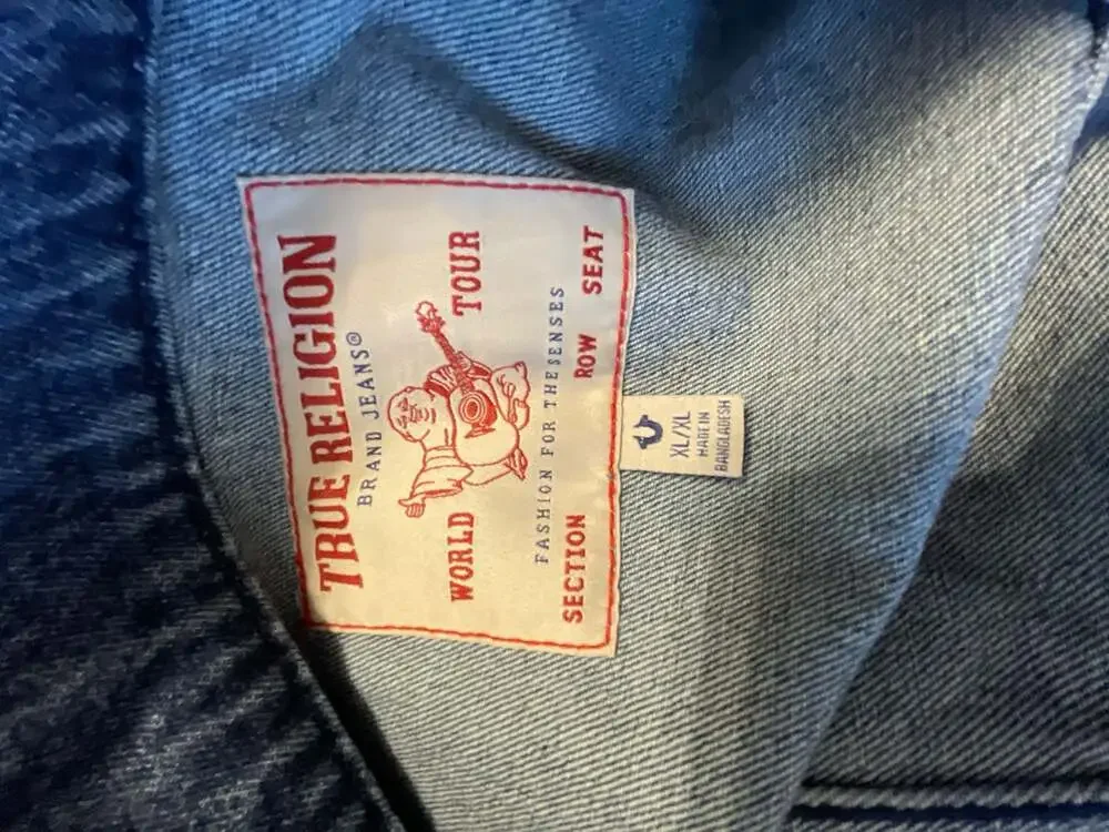 True Religion Men's Jesse SN Trucker Denim Jacket Men’s XL NWT